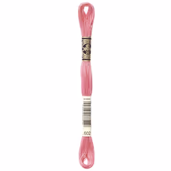DMC 117602 Six Stranded Cotton Embroidery Floss Medium Cranberry 87Yard