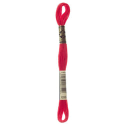 DMC 6-Strand Embroidery Cotton Floss  Bright Orange Red