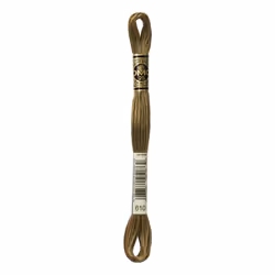 DMC Mouline floss/skein for sewing/embroidery - 8 metres - 610 - Drab Brown, Dark