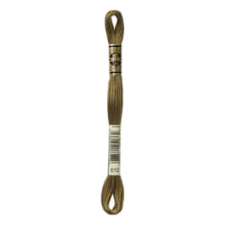 DMC Mouline floss/skein for sewing/embroidery - 8 metres - 610 - Drab Brown, Dark