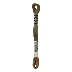 DMC Mouline floss/skein for sewing/embroidery - 8 metres - 611 - Drab Brown