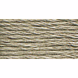 DMC 117-647 Six Stranded Cotton Embroidery Floss  Medium Beaver Gray  8.7-Yard