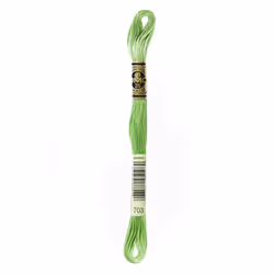 DMC Mouline floss/skein for sewing/embroidery - 8 metres - 703 - Chartreuse