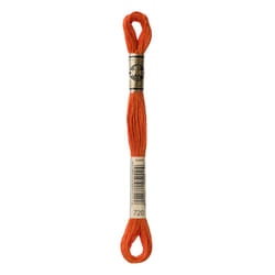 DMC Mouline floss/skein for sewing/embroidery - 8 metres - 720 - Orange Spice, Dark