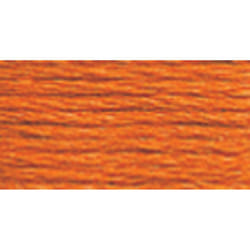 DMC 117-721 Six Strand Embroidery Cotton Floss  Medium Orange Spice  8.7-Yard