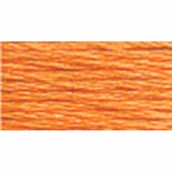 DMC 117-722 Six Strand Embroidery Cotton Floss Light Orange Spice 8.7-Yard