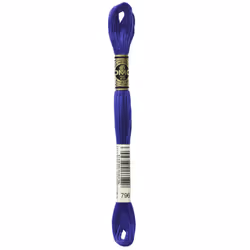 12 Pack DMC 6-Strand Embroidery Cotton 8.7yd-Dark Royal Blue -117-796