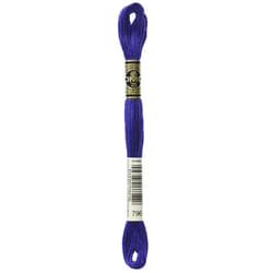 12 Pack DMC 6-Strand Embroidery Cotton 8.7yd-Dark Royal Blue -117-796