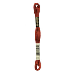 Dmc 6-Strand Embroidery Cotton 8.7yd-Very Dark Coral Red