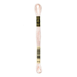 DMC 117-819 6 Strand Embroidery Cotton Floss  Light Baby Pink  8.7-Yard