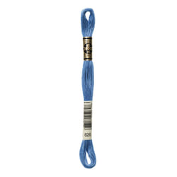 DMC 117826 6 Strand Embroidery Cotton Floss  Medium Blue  87Yard