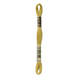 DMC Mouline floss/skein for sewing/embroidery - 8 metres - 834 - Golden Olive, Very Light