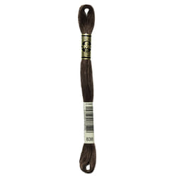 DMC 6-Strand Embroidery Cotton Floss  Very Dark Beige Brown