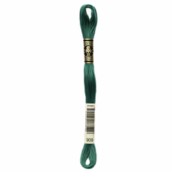 Dmc 6-Strand Embroidery Cotton 8.7yd-Very Dark Emerald Green