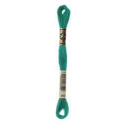 DMC Mouline floss/skein for sewing/embroidery - 8 metres - 943 - Aquamarine, Medium