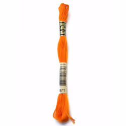 DMC Cotton Embroidery Floss-Pumpkin