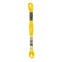 DMC Mouline floss/skein for sewing/embroidery - 8 metres - 973 - Canary, Bright