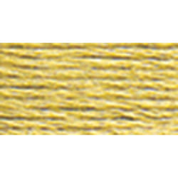 DMC 117-3046 Six Strand Embroidery Cotton Floss  Medium Yellow Beige  8.7-Yard