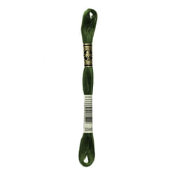DMC Mouline floss/skein for sewing/embroidery - 8 metres - 3345 - Hunter Green, Dark
