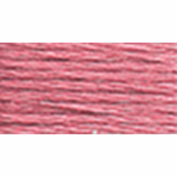 DMC 117-3688 Mouline Stranded Cotton Six Strand Embroidery Floss Thread  Medium Mauve  8.7-Yard