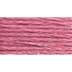 DMC 117-3688 Mouline Stranded Cotton Six Strand Embroidery Floss Thread  Medium Mauve  8.7-Yard