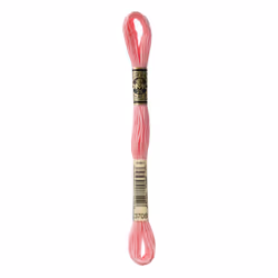DMC Mouline floss/skein for sewing/embroidery - 8 metres - 3708 - Melon, Light