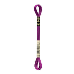 DMC Light Effects floss/skein for sewing/embroidery - 8 metres - 718 - Plum