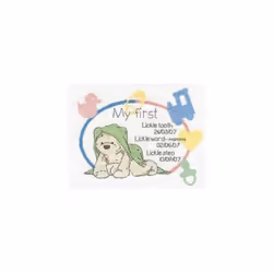 Cross Stitch Kit - DMC - Lickle Ted - Precious Lickle Moments Birth Sampler