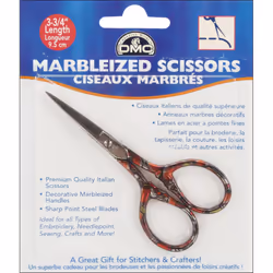 DMC Marbleized Embroidery Scissors 3.75"-Golden Copper 6128/3