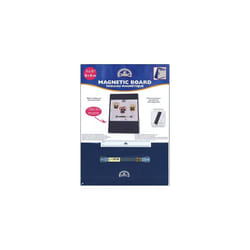 Magnetic Board Small, Metal, White, 31.5Â x 0.6Â x 39.2Â cm