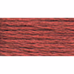 DMC 117-3721 Mouline Stranded Cotton Six Strand Embroidery Floss Thread  Dark Shell Pink  8.7-Yard