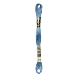 DMC 117-3755 Mouline Stranded Cotton Six Strand Embroidery Floss Thread  Baby Blue  8.7-Yard