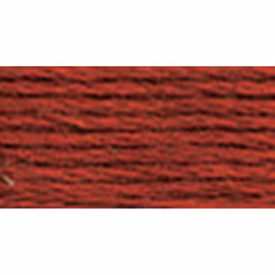 DMC 117-3777 Mouline Stranded Cotton Six Strand Embroidery Floss Thread Dark Terra Cotta 8.7-Yard