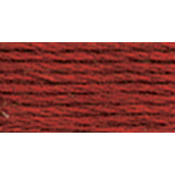 DMC 117-3777 Mouline Stranded Cotton Six Strand Embroidery Floss Thread  Dark Terra Cotta  8.7-Yard