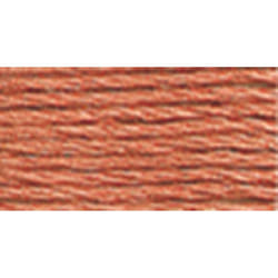DMC 117-3778 Mouline Stranded Cotton Six Strand Embroidery Floss Thread  Light Terra Cotta  8.7-Yard