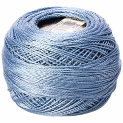 DMC 116 12-932 Pearl Cotton Thread Balls  Light Antique Blue  Size 12