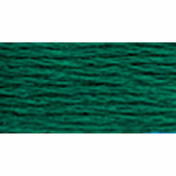 DMC 117-3818 Mouline Stranded Cotton Six Strand Embroidery Floss Thread Dark Emerald Green 8.7-Yard