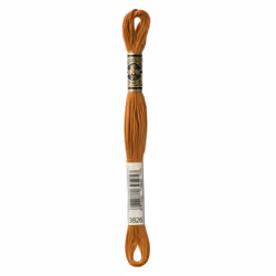 DMC Mouline floss/skein for sewing/embroidery - 8 metres - 3826 - Golden Brown