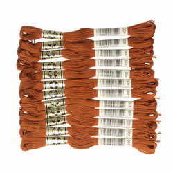 DMC 6-Strand Embroidery Cotton Floss  Dark Mahogany