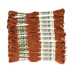 DMC 6-Strand Embroidery Cotton Floss  Dark Mahogany