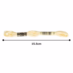 DMC 6-Strand Embroidery Cotton Floss  Light Pale Yellow