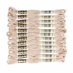 DMC 6-Strand Embroidery Cotton Floss Very Light Beige Brown