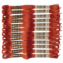 DMC 6-Strand Embroidery Cotton Floss Dark Burnt Orange
