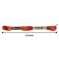 DMC 6-Strand Embroidery Cotton Floss  Dark Burnt Orange