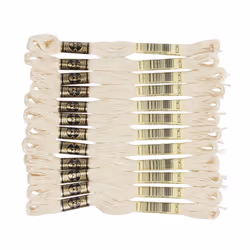 DMc 6-Strand Embroidery cotton Floss Ecru