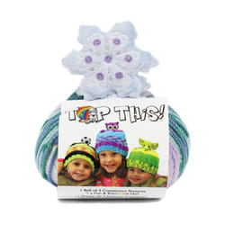 DMC Top This Knitting & Crochet Yarn Kit  with Snowflake Plush Toy