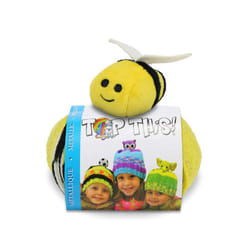 DMC Top This Knitting & Crochet Yarn Kit  with Bee Plush Toy