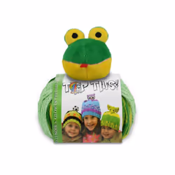 DMC DMCTTY16.FR Top This GlowInThe Dark Frog Yarn Kit