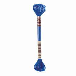DMC Light Effects floss/skein for sewing/embroidery - 8 metres - 3843 - Electric Blue