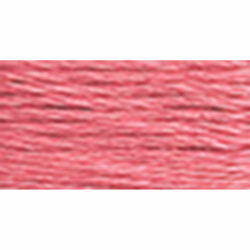 DMC 1173833 Mouline Stranded Cotton Six Strand Embroidery Floss Thread Light Raspberry 87Yard